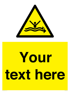 Custom Warning strong currents